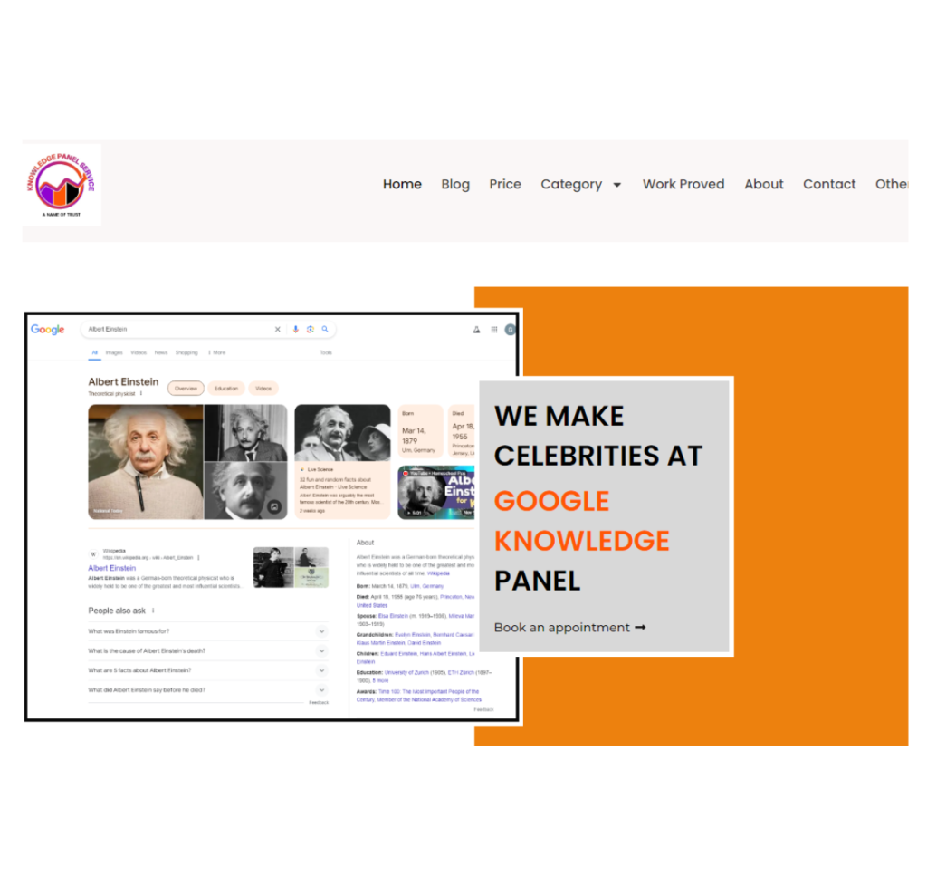 google knowledge panel